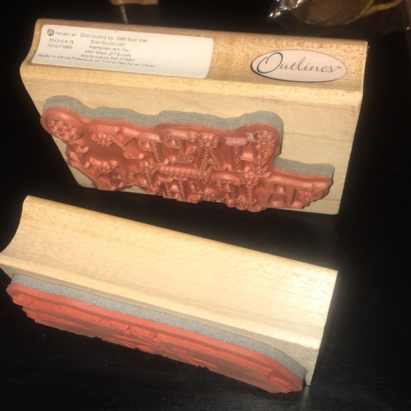 Craft supplies: 5 rubber stamps & accessories - Picture 11 of 16